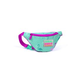 Coral High 22571 Kids Su Yeşili Flamingo Desenli Bel Çantası