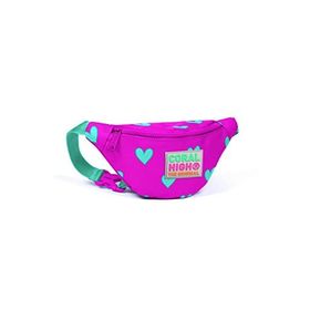 Coral High 22573 Kids Pembe Kalp Desenli Bel Çantası