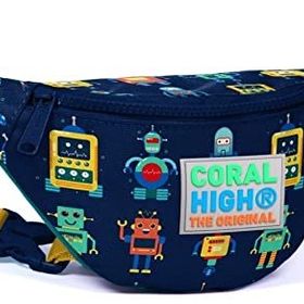Coral High 22580 Kids Lacivert Robot Desenli Bel Çantası