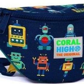 Coral High 22580 Kids Lacivert Robot Desenli Bel Çantası