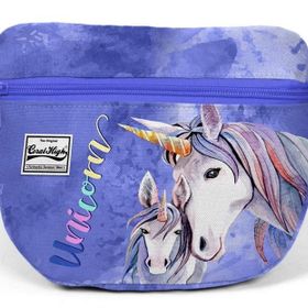 Coral High 22590 Lavanta Su Yeşili Unicorn Desenli Bel Çantası