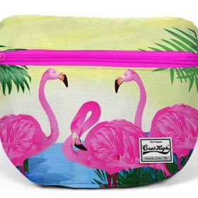 Coral High 22592 Pembe Flamingo Desenli Bel Çantası