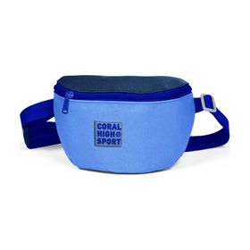 Coral High 22607 Sport Derin Mavi Saks Lacivert İki Bölmeli Bel Çantası