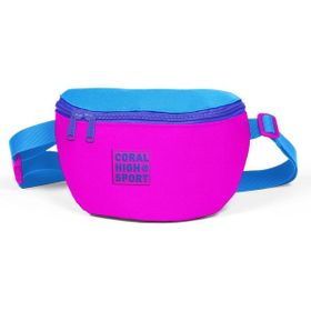 Coral High 22617 Pembe Mavi Kadın Bel Çantası