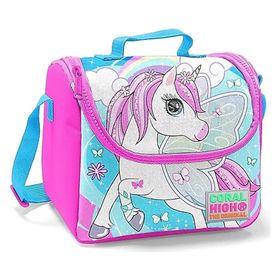 Coral High 22711 Kids Mavi Neon Pembe Unicorn Desenli Thermo Beslenme Çantası