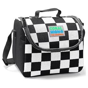 Coral High 22714 Kids Siyah Dama Desenli Thermo Beslenme Çantası