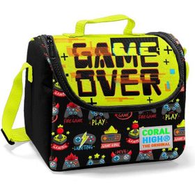 Coral High 22728 Kids Siyah Sarı Thermo Beslenme Çantası