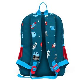 Coral High 23116 Kids Civit Kırmızı Uzay Desenli Dört Bölmeli Okul Sırt Çantası