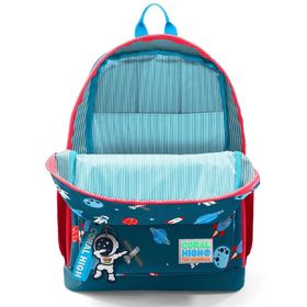 Coral High 23116 Kids Civit Kırmızı Uzay Desenli Dört Bölmeli Okul Sırt Çantası