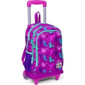 Coral High 23129 Dinozor Desenli Çekçekli Okul Sırt Çantası
