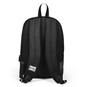 Coral High 23241 Sport Siyah Beş Bölmeli USB Şarjlı Kulaklık Çıkışlı Sırt Okul Çantası