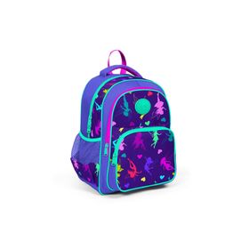 Coral High 23403 Kids Lavanta Mor Peri Desenli Üç Bölmeli Okul Sırt Çantası