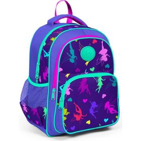 Coral High 23403 Kids Lavanta Mor Peri Desenli Üç Bölmeli Okul Sırt Çantası