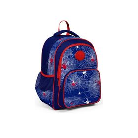 Coral High 23409 Kids Lacivert Örümcek Desenli Üç Bölmeli Okul Sırt Çantası