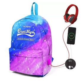 Coral High 23433 Pembe Saks Renk Geçişli Okul Çantası