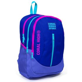 Coral High 23449 Sport Saks Lavanta Usb Şarjlı Kulaklık Çıkışlı Dört Bölmeli Sırt Çantası