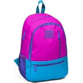 Coral High 23461 Sport Pembe Mavi Üç Bölmeli Sırt Çantası Pembe Mavi Okul Çantası