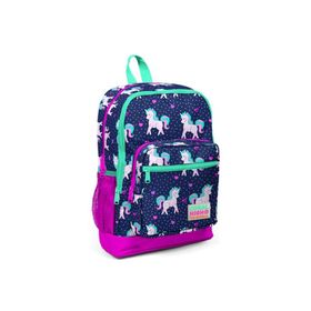Coral High 23467 Kids Lacivert Unicorn Desenli Dört Bölmeli Okul Sırt Çantası
