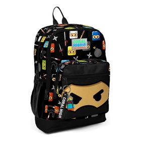 Coral High 23473 Ninja Desenli Okul Çantası +Beslenme Çantası 2'li Seti