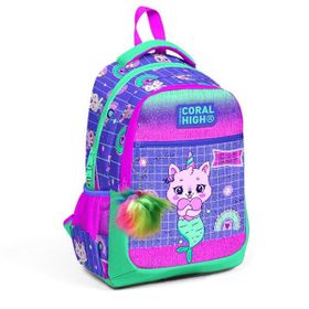 Coral High 23478 Su Yeşili Lavanta Unicorn Sırt Çantası