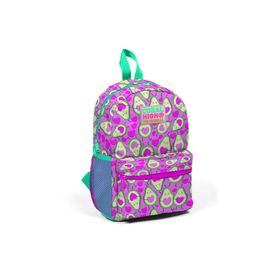 Coral High 23509 K120 Kids Pembe Avokado Desenli Iki Bölmeli Yuva Sırt Çantası