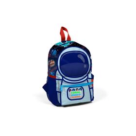 Coral High 23524 Minik Yuva Sırt Çantası Saks Mavi Astronot Desenli Iki Bölmel