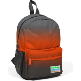 Coral High 23548 Minik Gri Turuncu Renk Geçişli Iki Bölmeli Yuva Sırt Çantası