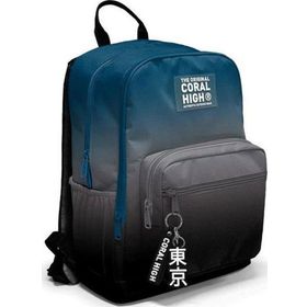 Coral High 23642 Nefti Gri Renk Geçişli Okul Sırt Çantası