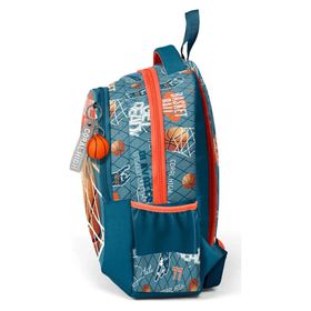 Coral High 23651 Kids Nefti Turuncu Basketbol Desenli Üç Bölmeli Okul Sırt Çantası