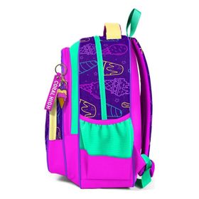 Coral High 23655 Kids Mor Pembe Dondurma Desenli Üç Bölmeli Okul Sırt Çantası