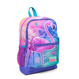 Coral High 23705 Kıds Flamingo Desenli 3'lü Beslenme Çantası Kalemlik Okul Çanta Seti