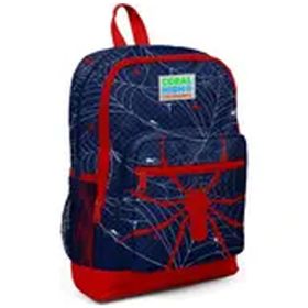 Coral High 23720 Lacivert Kırmızı Örümcek Desenli İlkokul Çantası