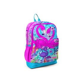 Coral High 23730 Mor Pembe Kedi Desenli Sırt Çantası