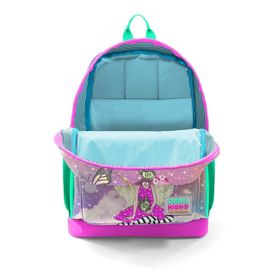 Coral High 23733 Pembe Su Yeşili Unicornlu Kız Des. Dört Bölme Okul Sırt Okul Çantası