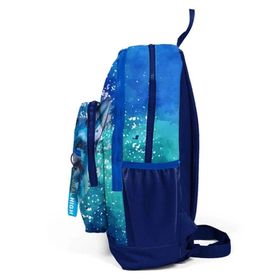 Coral High 23743 Kids Lacivert Mavi Kurt Desenli Dört Bölmeli Okul Sırt Çantası