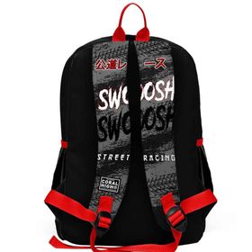 Coral High 23747 Araba Desenli Siyah Sırt Okul Çantası