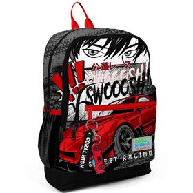 Coral High 23747 Araba Desenli Siyah Sırt Okul Çantası
