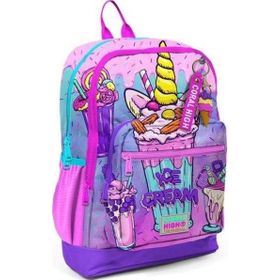 Coral High 23749 Kids Pembe Mor Milkshake Dondurma Desenli Okul Sırt Çantası