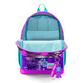 Coral High 23753 Kids Mor Pembe Anime Kedi Desenli Okul Sırt Çantası