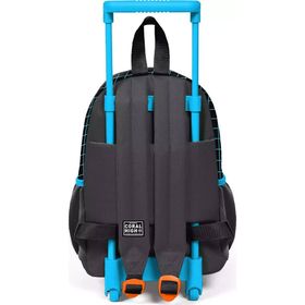 Coral High 24046 Minik Yuva Çekçekli Sırt Çantası Gri Turuncu Gamer Desenli İki Bölmeli Okul Çantası