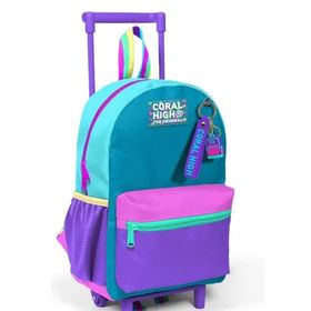 Coral High 24059 Pembe Pastel Renkli İki Bölmeli Minik Yuva Çekçekli Sırt Çantası