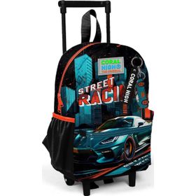 Coral High 24065 Yarış Arabalı Çekçekli Anaokulu Sırt Çantası