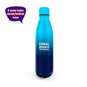 Coral High 500 ml 11934 Mavi Lacivert Renk Geçişli Çelik Termos