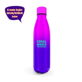 Coral High 500 ml 11935 Pembe Mor Renk Geçişli Çelik Termos