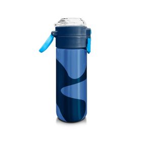 Coral High 500 ml 31888 Kids Lacivert Mavi Desenli Pipetli Çelik Termos