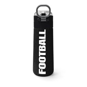 Coral High 500 ml 31898 Kids Siyah Futbol Desenli Pipetli Çelik Termos