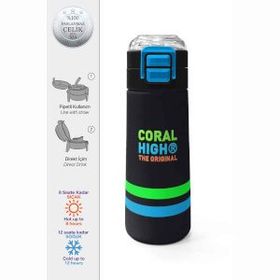 Coral High 500 ml 31929 Kids Siyah Çelik Termos