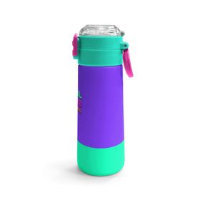 Coral High 500 ml 31941 Kids Mor Renk Detaylı Desenli Pipetli Çelik Termos