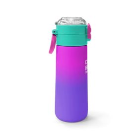 Coral High 500 ml 31963 Kids Mor Renk Geçişli Desenli Pipetli Çelik Termos