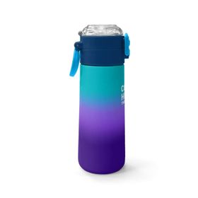 Coral High 500 ml 31964 Kids Mor Renk Geçişli Desenli Pipetli Çelik Termos